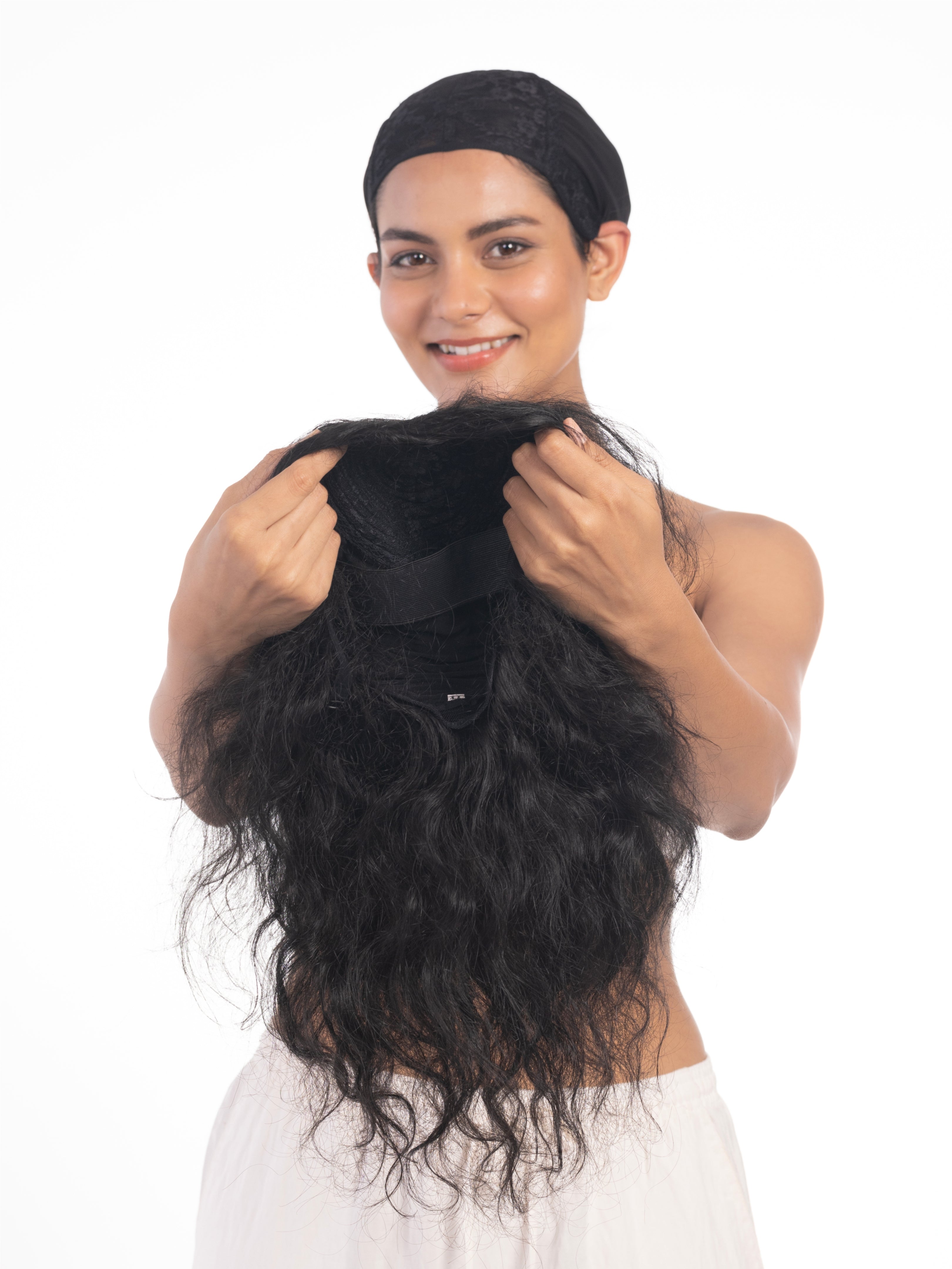 Extension Wigs (Curly) Natural Black