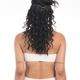 4 Clip Volumizer (Curly) Natural Black