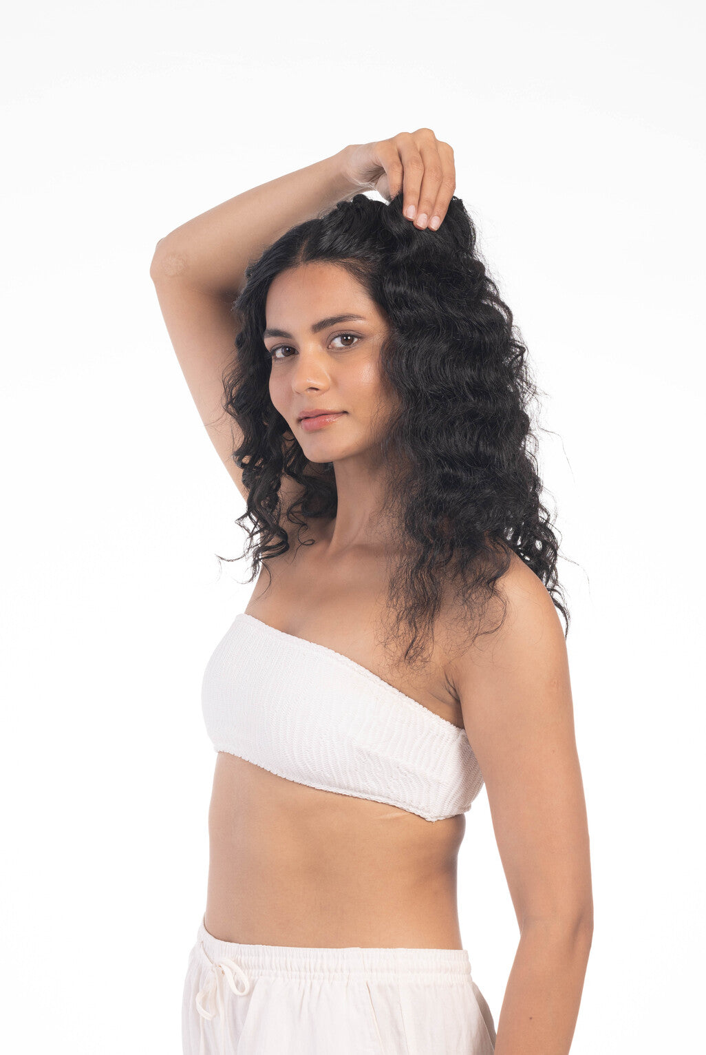 2 Clip Side Patches (Curly) Natural Black