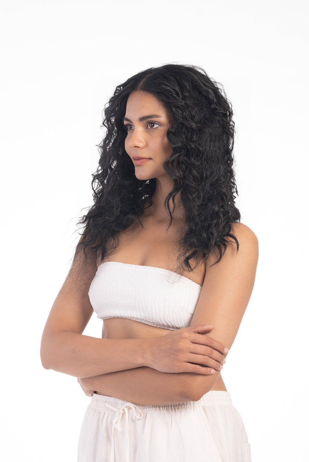 2 Clip Side Patches (Curly) Natural Black