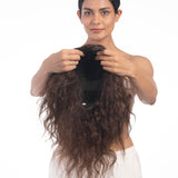 Extension Wigs (Curly) Medium Chocolate Brown