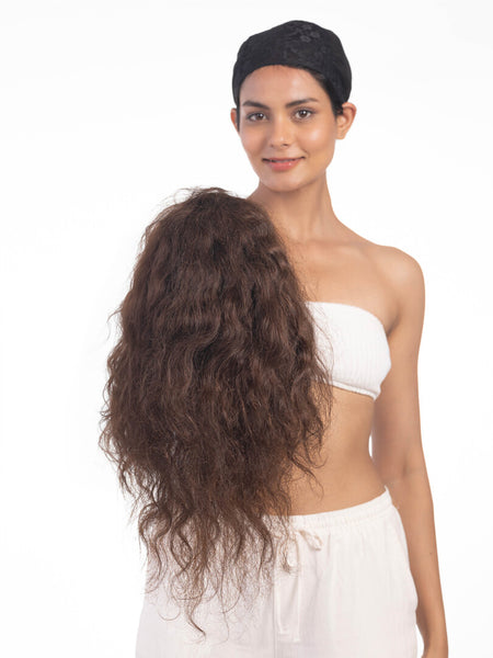 Extension Wigs (Curly) Medium Chocolate Brown