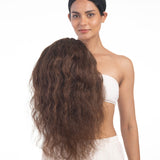 Silk Based Wigs (Curly) Medium Chocolate Brown