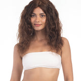 Silk Based Wigs (Curly) Medium Chocolate Brown