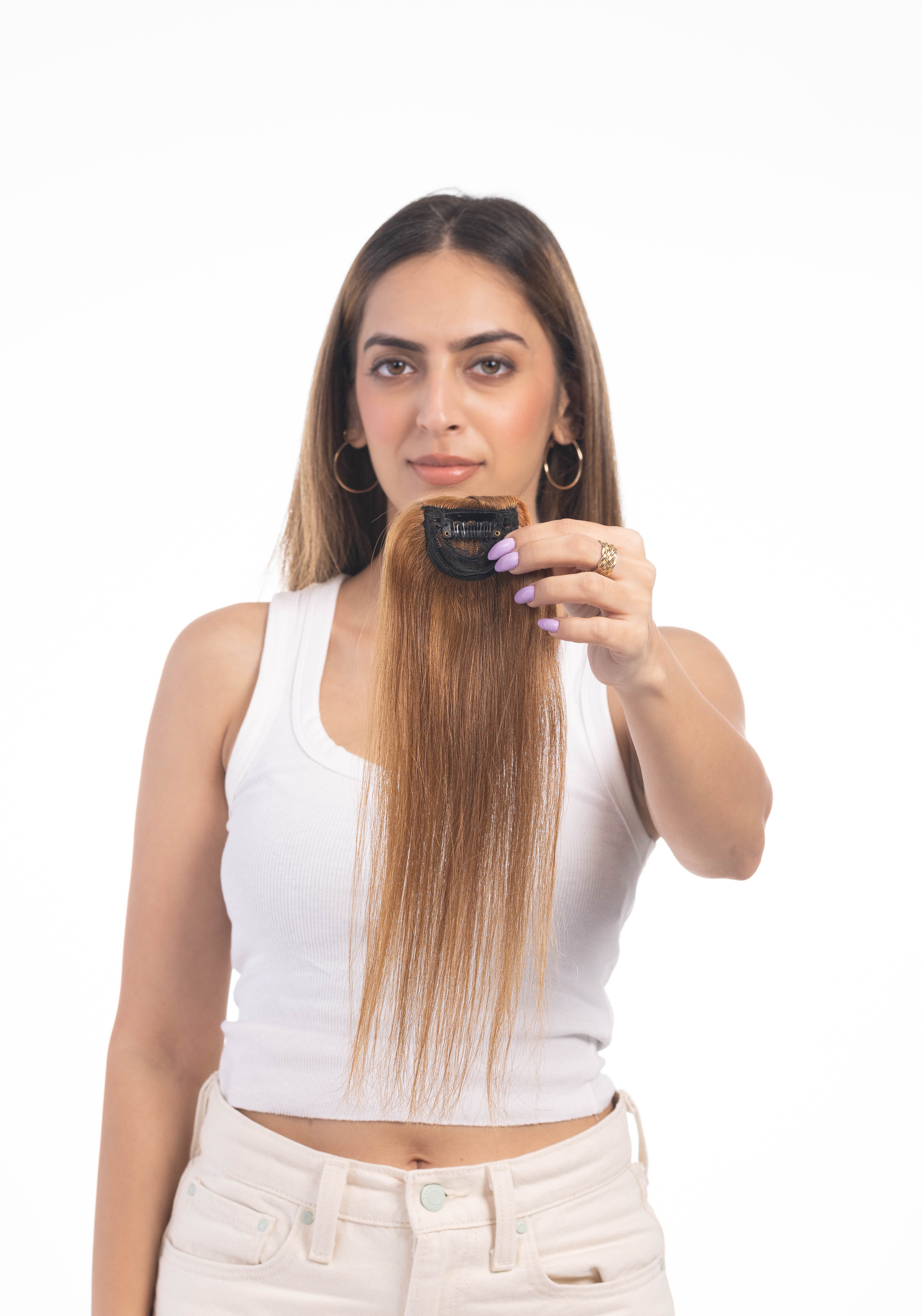 1 Clip Invisible Patch Light Golden Brown