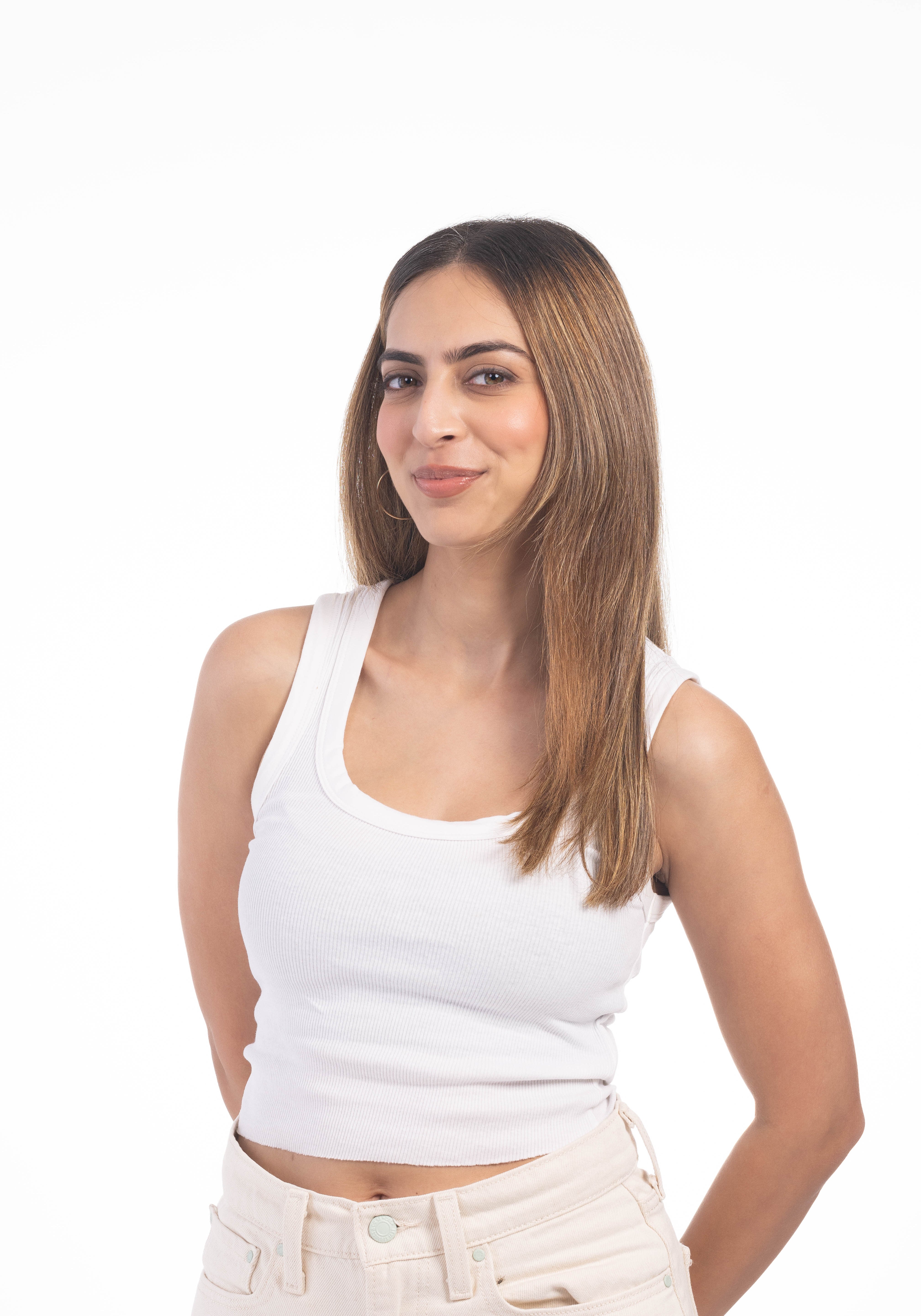 1 Clip Invisible Patch Light Golden Brown