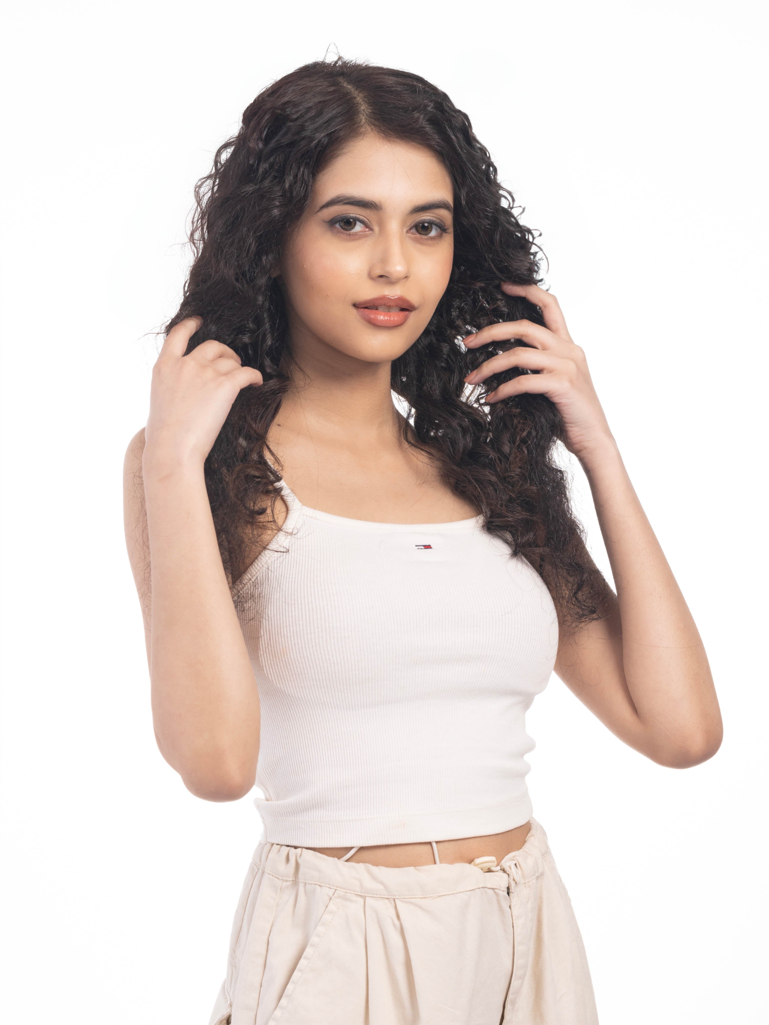 2 Clip Side Patches (Curly) Dark Brown