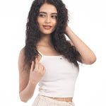 2 Clip Side Patches (Curly) Dark Brown