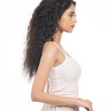 5 Clip Ear to Ear Volumizer (Curly) Dark Brown