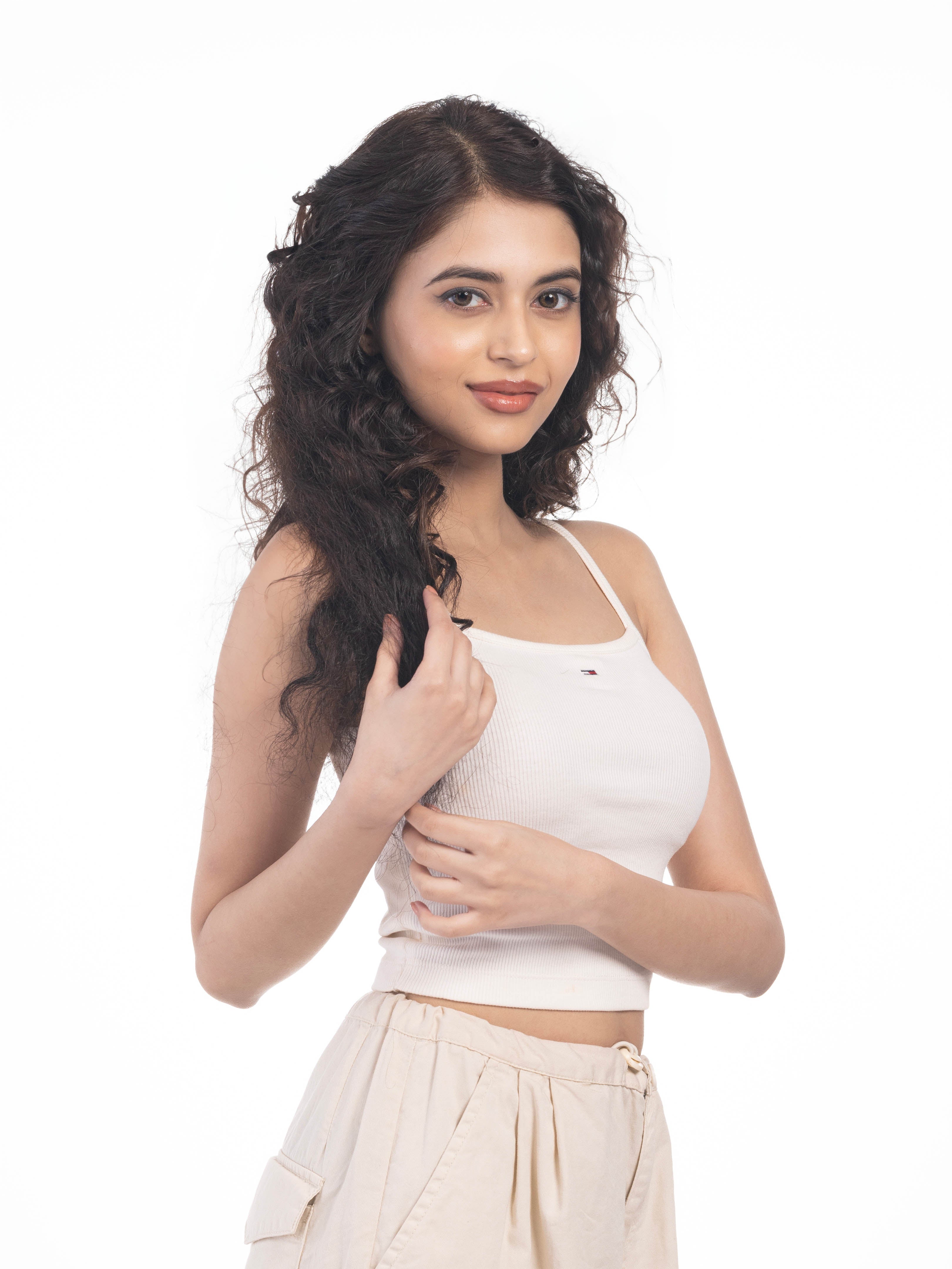 5 Clip Ear to Ear Volumizer (Curly) Dark Brown
