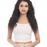 5 Clip Ear to Ear Volumizer (Curly) Dark Brown
