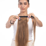 Wrap Around Ponytail Extensions Light Golden Brown