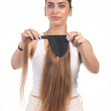 Wrap Around Ponytail Extensions Light Golden Brown