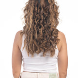 4 Clip Volumizer (Curly) Light Golden Brown