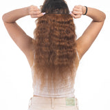 4 Clip Volumizer (Curly) Light Golden Brown