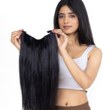 Halo Hair Extensions Natural black