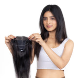 Face Frame With Elastic Topper Natural Black