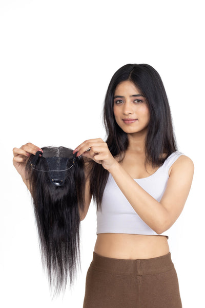 Face Frame With Elastic Topper Natural Black