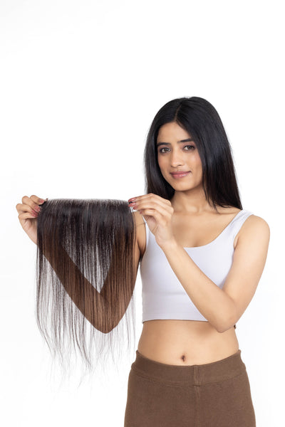 Receding Hairline Band With Elastic Natural Black