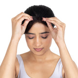 Receding Hairline Band With Elastic Natural Black