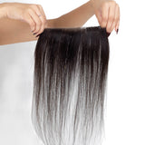 Receding Hairline Band With Elastic Dark Brown