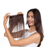 Receding Hairline Band With Elastic Medium Chocolate Brown