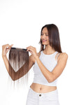 Receding Hairline Band With Elastic Medium Chocolate Brown