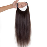 Halo Hair Extensions Medium Chocolate Brown