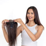 Face Frame With Elastic Topper Medium Chocolate Brown