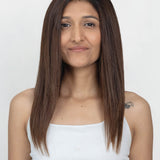 4 Clip Set - Medium Chocolate Brown
