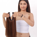U Shape Volumiser Medium Chocolate Brown