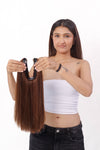 U Shape Volumiser Medium Chocolate Brown