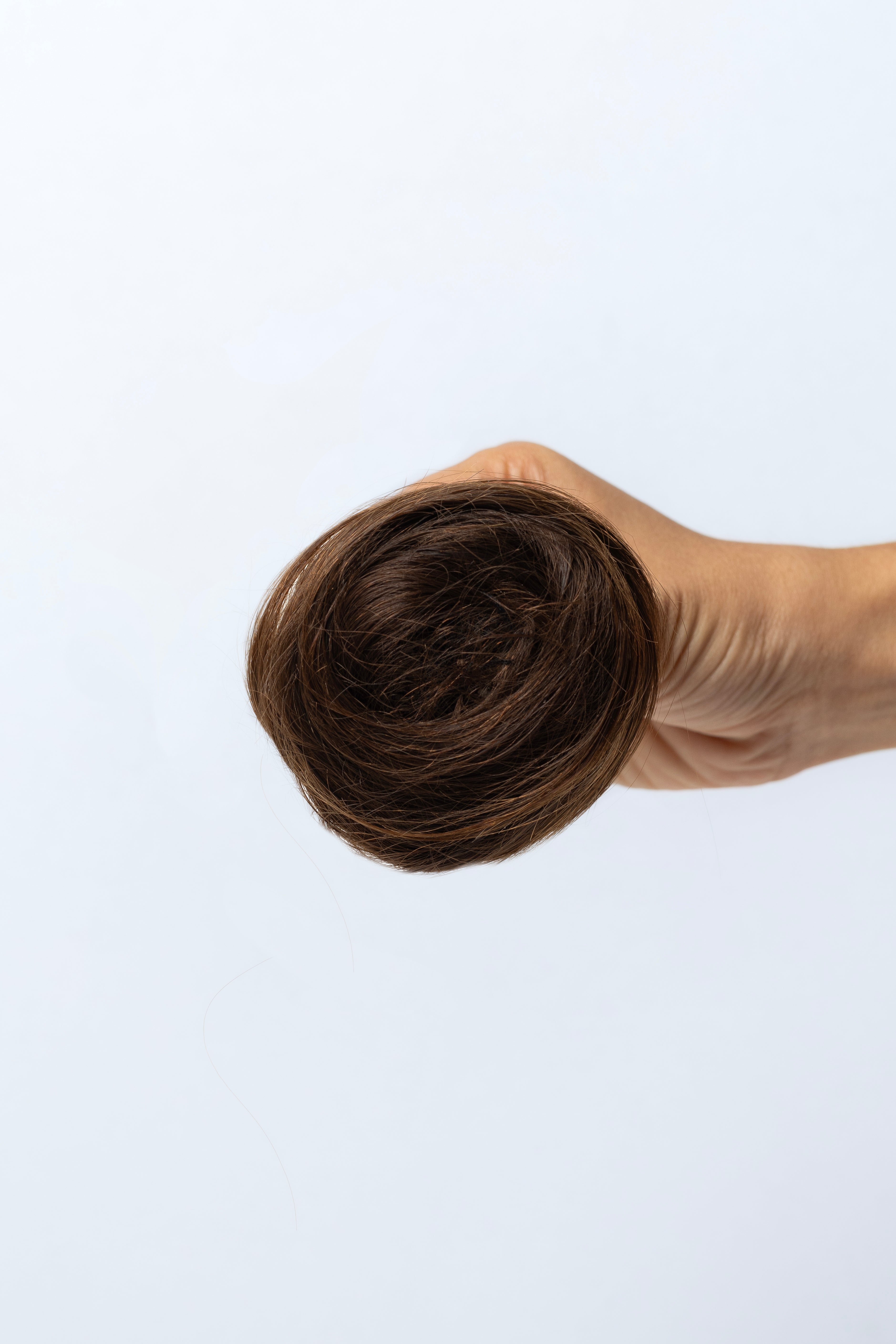 Clip On Bun - Medium Chocolate Brown