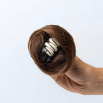 Clip On Bun - Medium Chocolate Brown