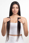 Face Frame Streaks  Dark Brown