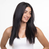 Face Frame Streaks  Dark Brown