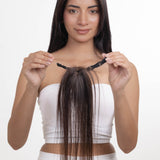 Tiny Elastic Topper Dark Brown