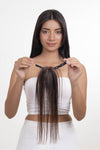 Tiny Elastic Topper Dark Brown