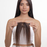 Elastic Frontal Topper Dark Brown