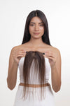Elastic Frontal Topper Dark Brown
