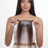 Elastic Frontal Topper Dark Brown