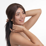 Elastic Frontal Topper Dark Brown