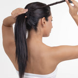 Braid Tie Dark Brown