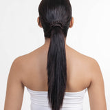 Braid Tie Dark Brown