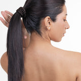 Braid Tie Dark Brown