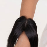 Elastic Frontal Topper Natural Black