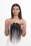 Elastic Frontal Topper Natural Black