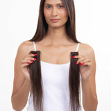 Face Frame Streaks  Medium Chocolate Brown