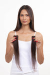 Face Frame Streaks  Medium Chocolate Brown