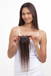 Tiny Elastic Topper Medium Chocolate Brown